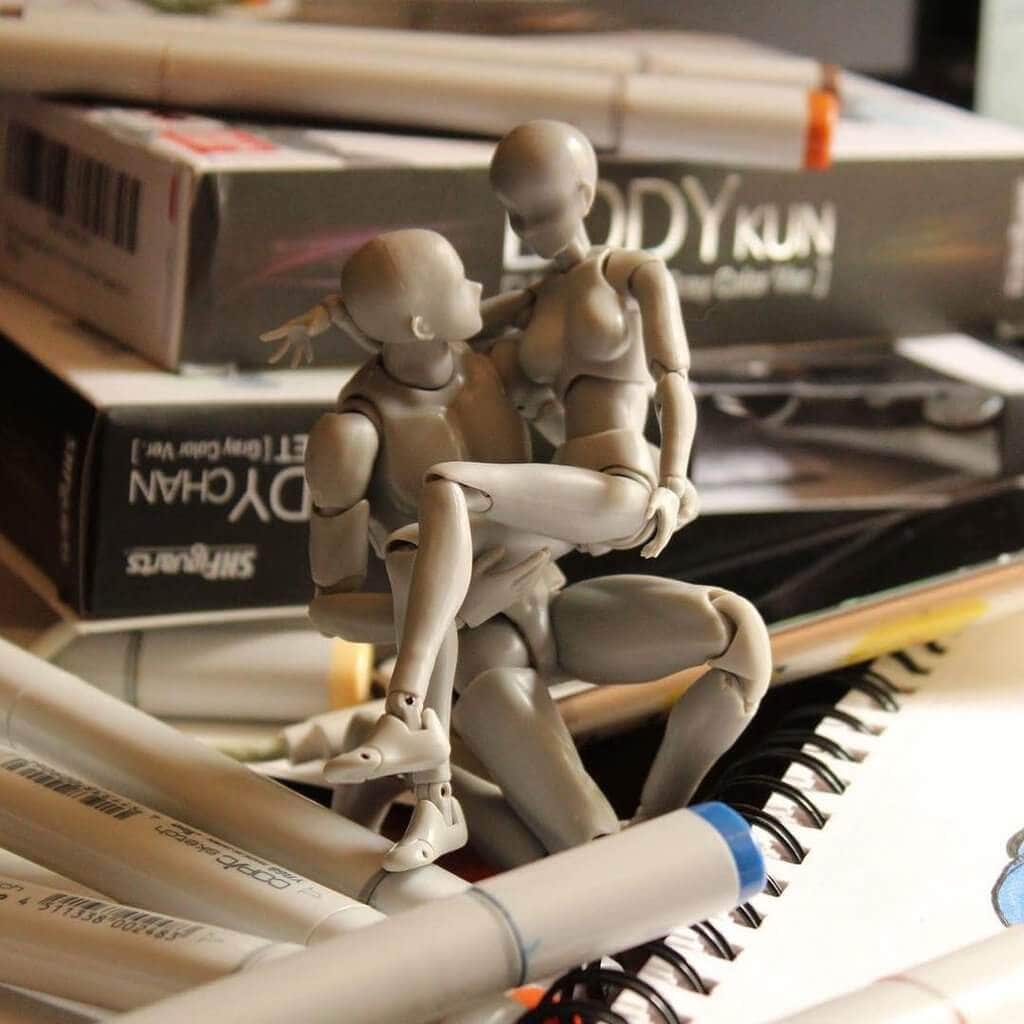Body kun + Body chan - 2in1 Set - GREY