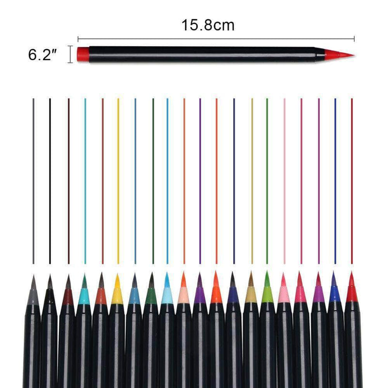 Brush Pen set, Colouring pens, 20 Premium Colour + 1 Water pen