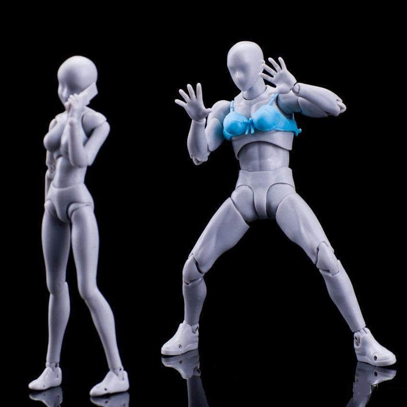 Body Kun + Body Chan - Takarai Rihito Ed. Models - Grey (2in1