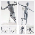 Body kun Drawing Figures Models for Artists Male + Female - DX SET Grey (2in1 Deal)