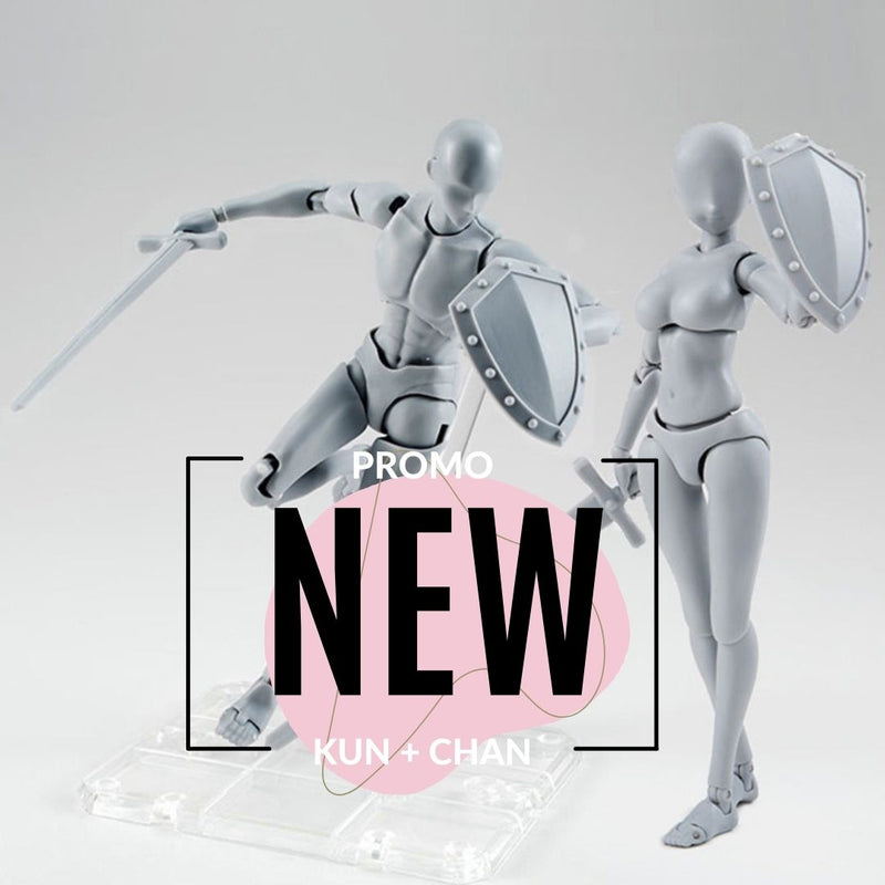Body-kun + Body-chan World Tour Limited Edition Figures - bodykunfigures