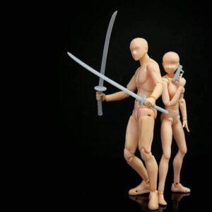 Body kun + Body chan - 2in1 pack - Light Complexion Drawing Figurines