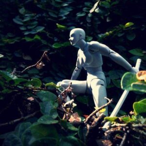 Body Kun Model Drawing Figure - Grey