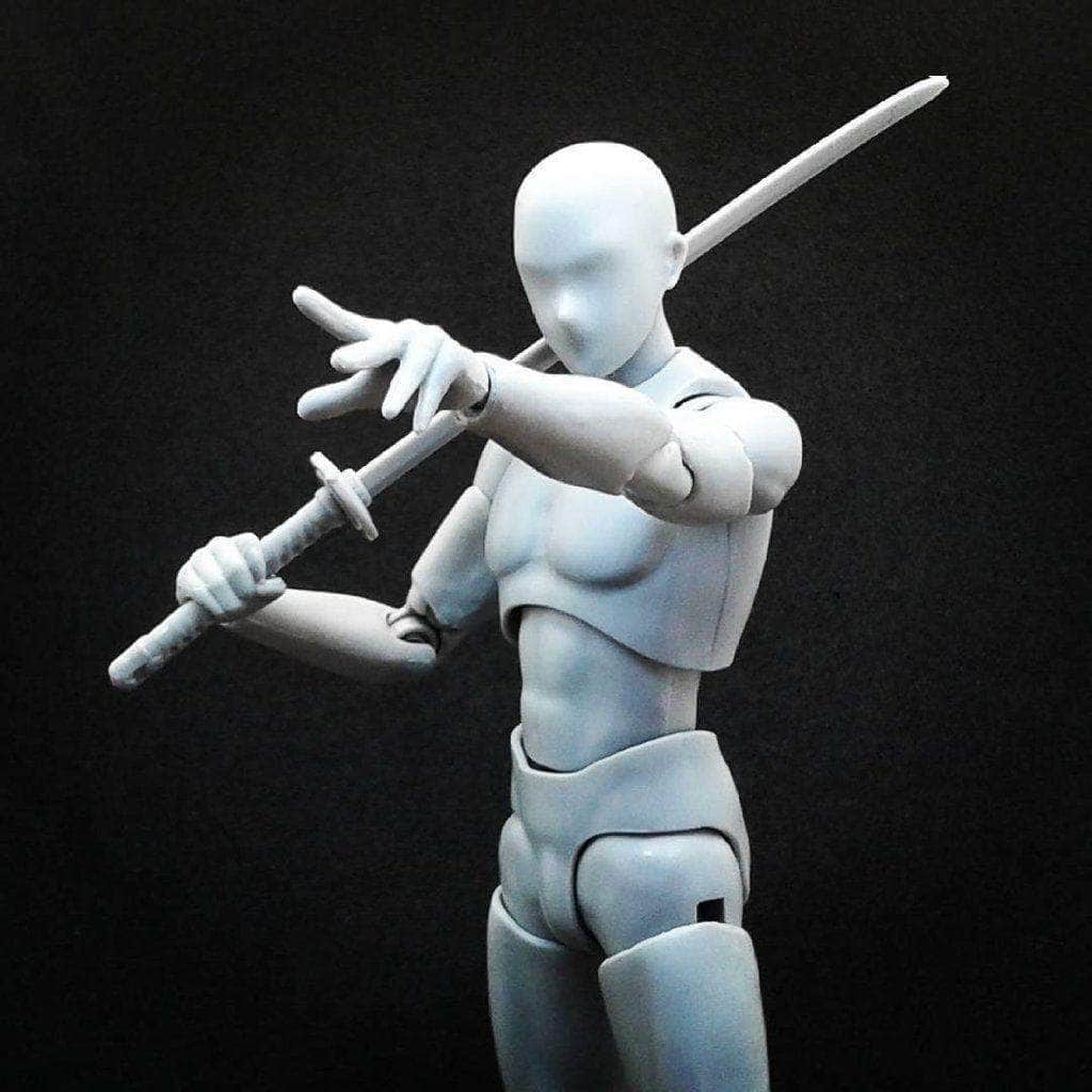 Body Kun Model Drawing Figure - Grey