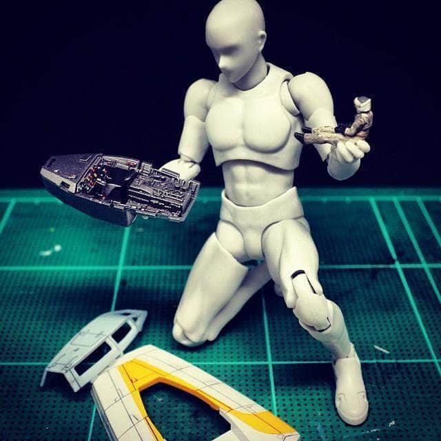 Body Kun Model Drawing Figure - Grey